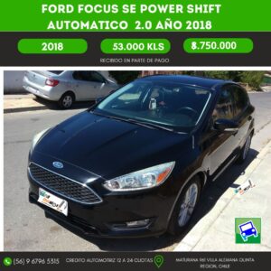 FORD FOCUS SE Power Shift AUTOMATICO 2.0 AÑO 2018