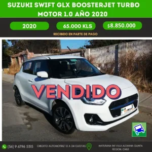 SUZUKI SWIFT GLX BOOSTERJET TURBO Motor 1.0 AÑO 2020