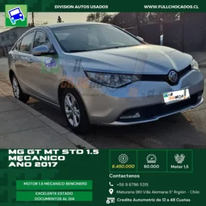MG GT MT STD | mecánico |  Motor 1.5 AÑO 2017