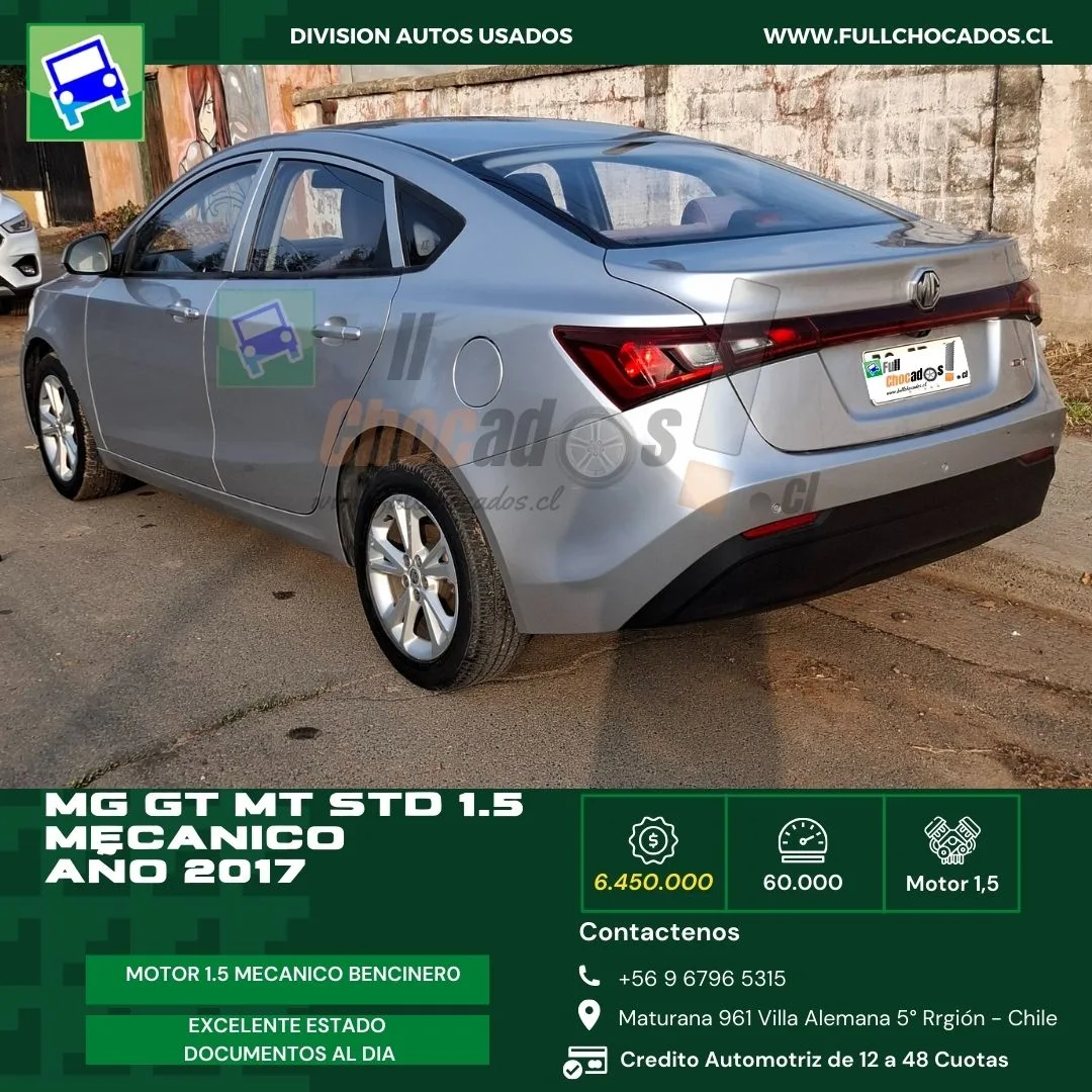 MG GT MT STD | mecánico | Motor 1.5 AÑO 2017 - Imagen 3