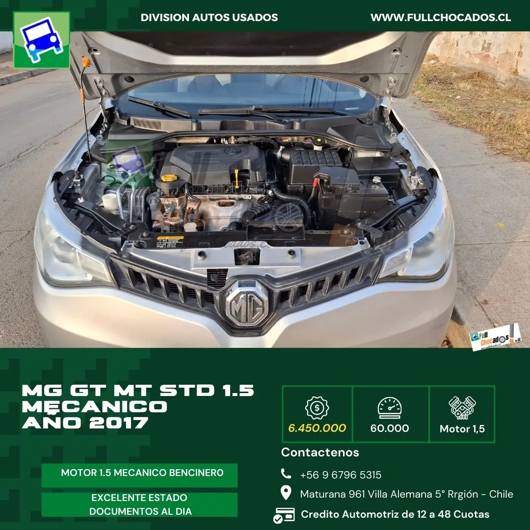 MG GT MT STD | mecánico | Motor 1.5 AÑO 2017 - Imagen 6