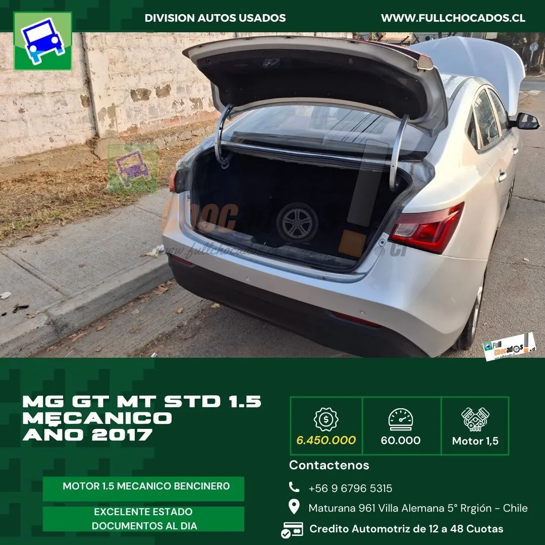 MG GT MT STD | mecánico | Motor 1.5 AÑO 2017 - Imagen 7